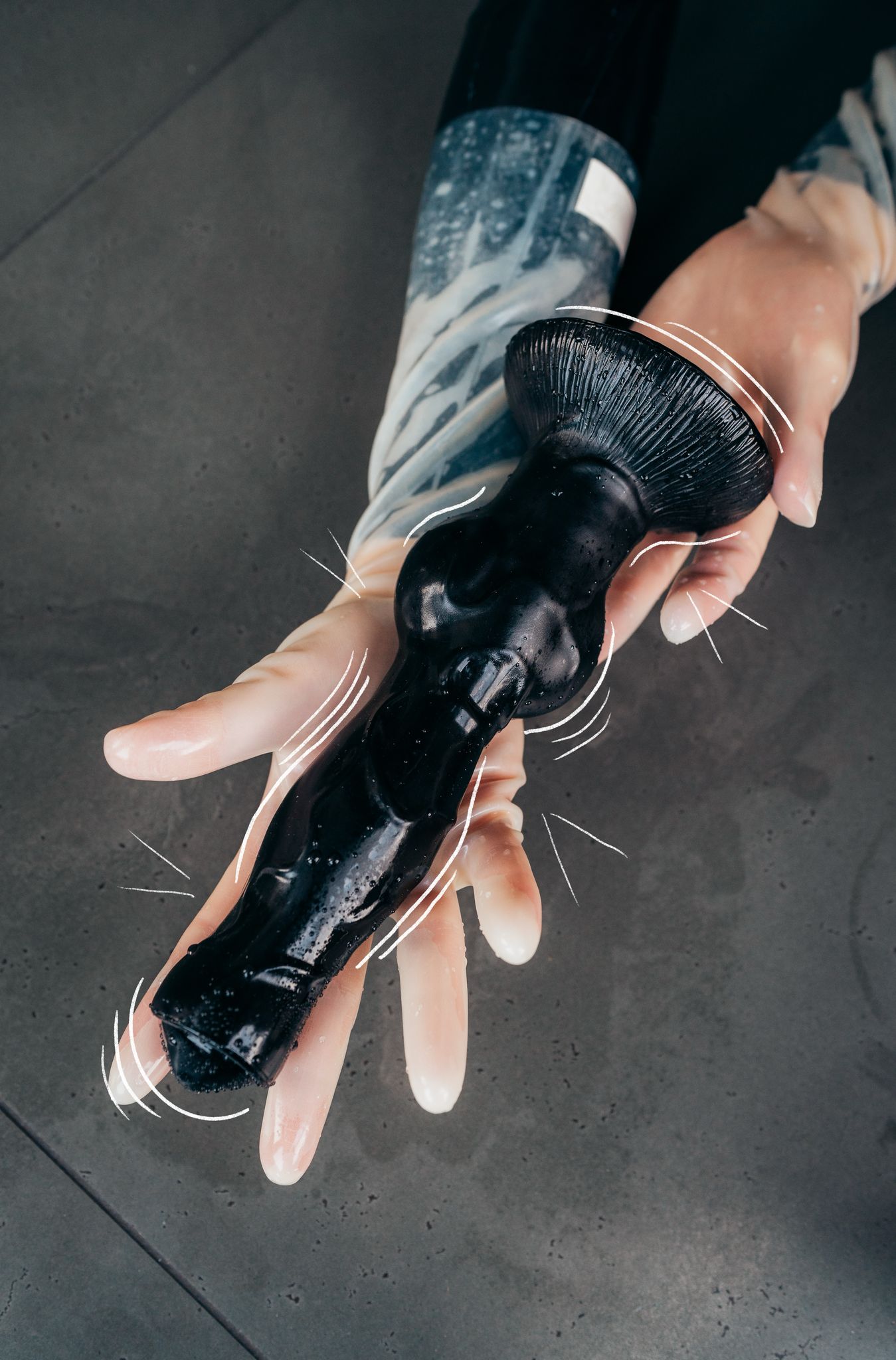 Schwarzer Silikon-Dildo – Erfülle all deine Sehnsüchte!