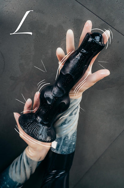 Schwarzer Silikon-Dildo – Erfülle all deine Sehnsüchte!