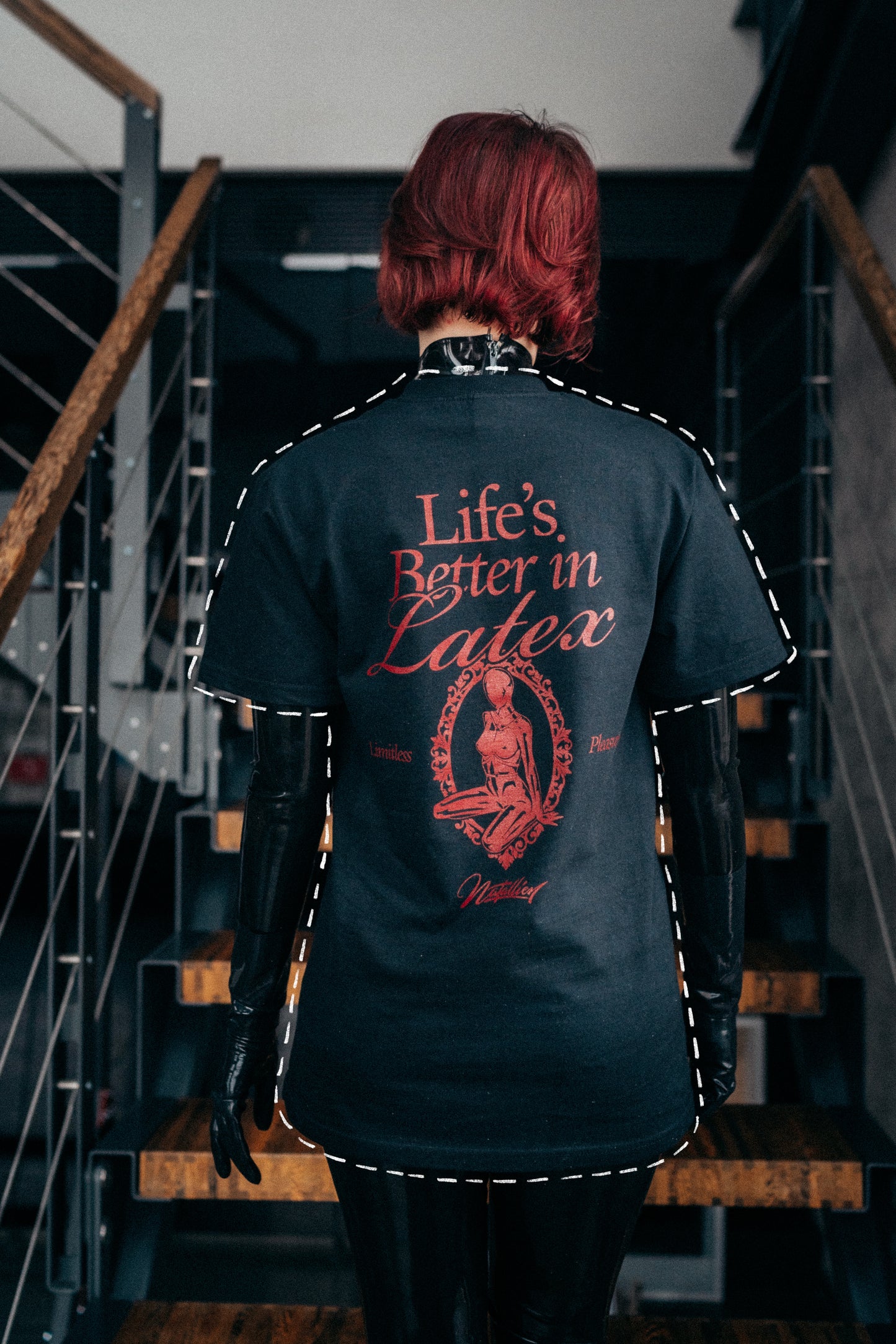 Natallien Marken-T-Shirt – Life Is Better In Latex!