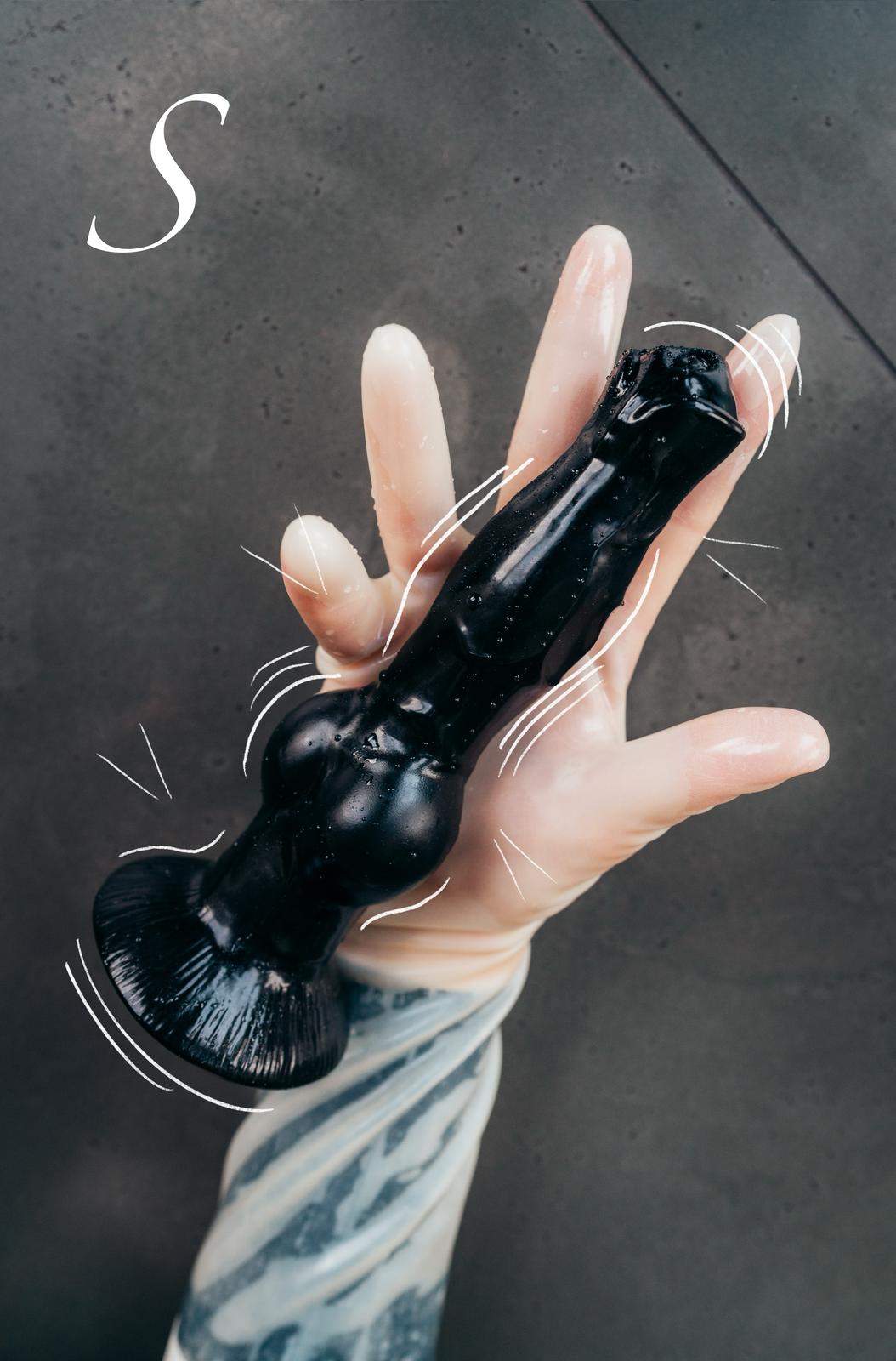 Schwarzer Silikon-Dildo – Erfülle all deine Sehnsüchte!