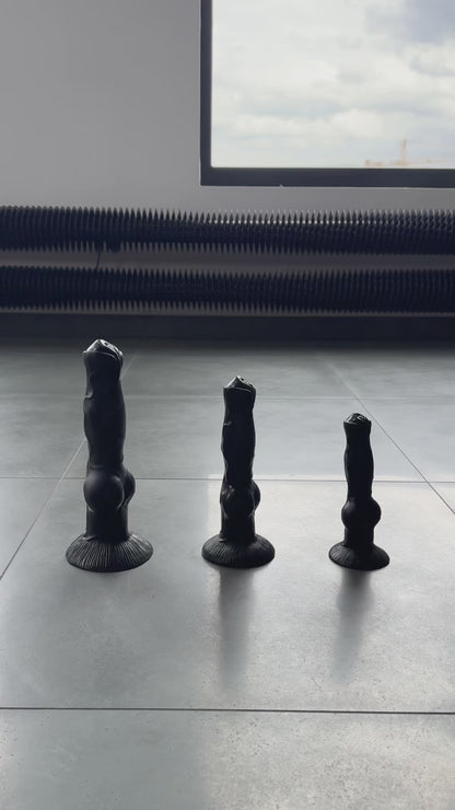 Schwarzer Silikon-Dildo – Erfülle all deine Sehnsüchte!